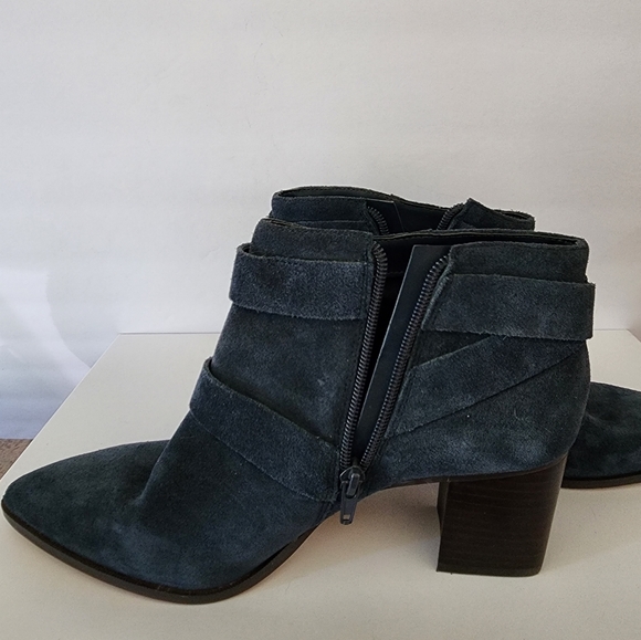 Sole Society Leather Ankle Booties Blue So-Dariela Women's Size 9.5 M - Picture 8 of 13